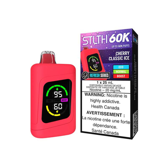STLTH - STLTH 60K Disposable Refresh Series - Cherry Classic Ice - Psycho Vape