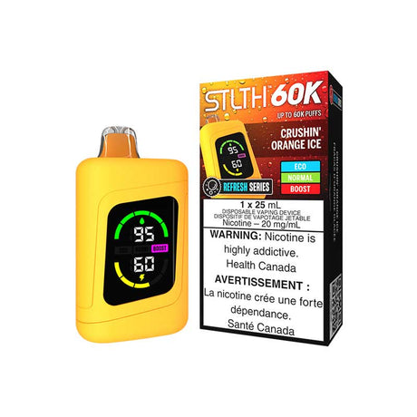 STLTH - STLTH 60K Disposable Refresh Series - Crushin' Orange Ice - Psycho Vape