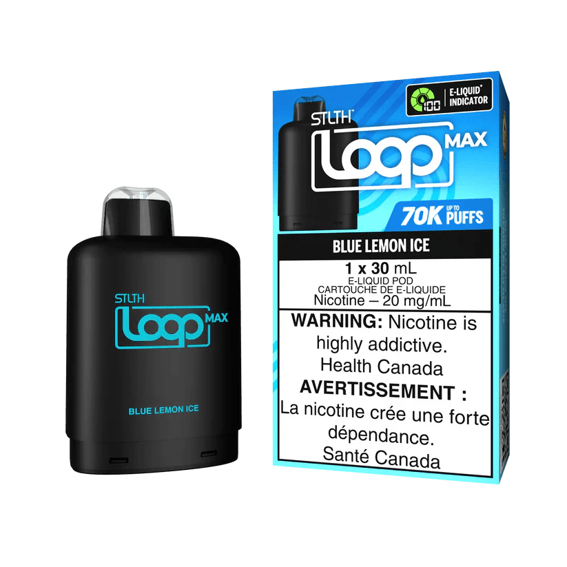 STLTH - STLTH LOOP MAX 70K Pod Pack - Blue Lemon Ice - Psycho Vape