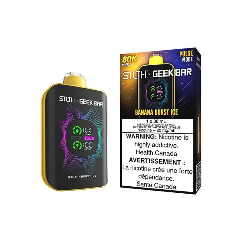 STLTH - STLTH x Geek Bar 80K Disposable - Banana Burst Ice - Psycho Vape