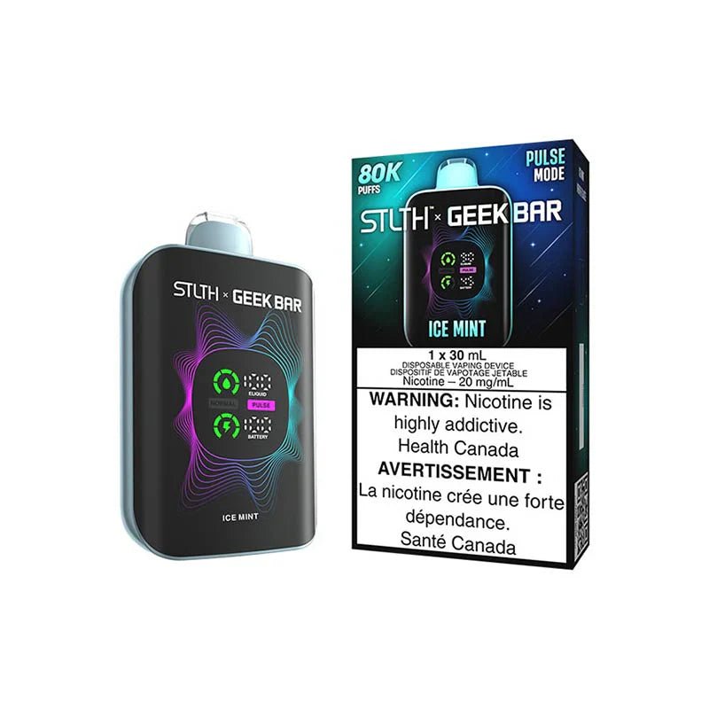 STLTH - STLTH x Geek Bar 80K Disposable - Ice Mint - Psycho Vape