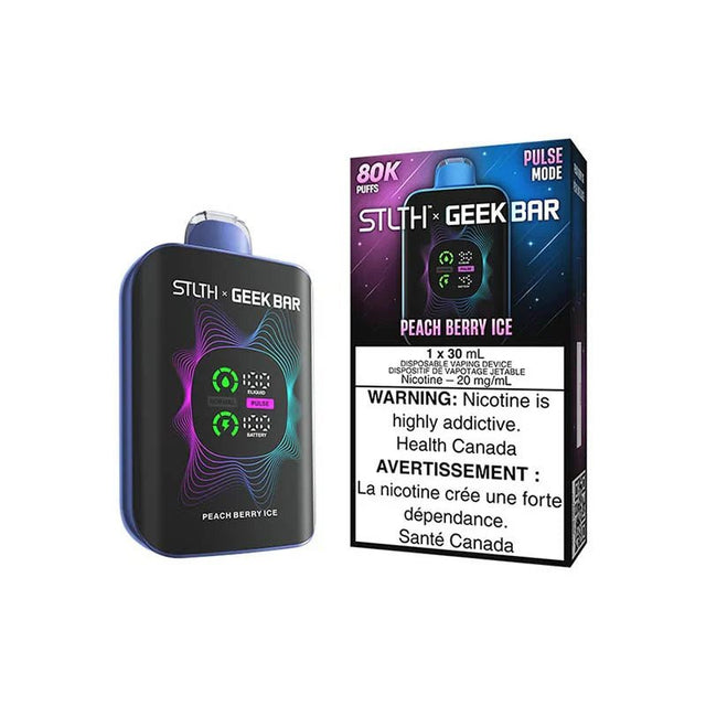 STLTH - STLTH x Geek Bar 80K Disposable - Peach Berry Ice - Psycho Vape
