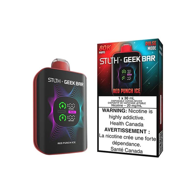 STLTH - STLTH x Geek Bar 80K Disposable - Red Punch Ice - Psycho Vape
