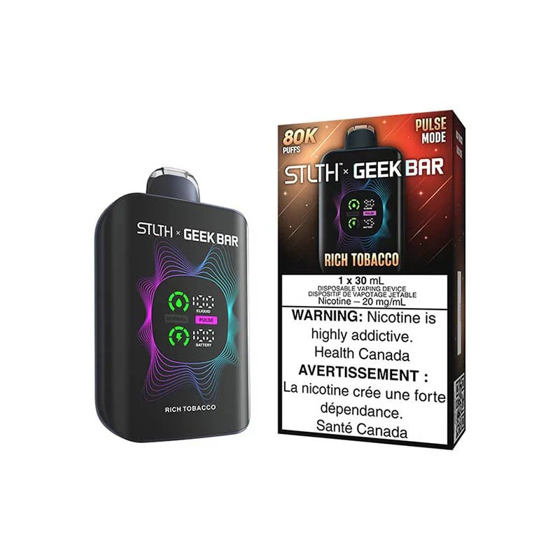 STLTH - STLTH x Geek Bar 80K Disposable - Rich Tobacco - Psycho Vape