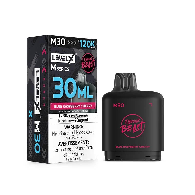 Level X M Series Pod - Flavour Beast - Blue Raspberry Cherry
