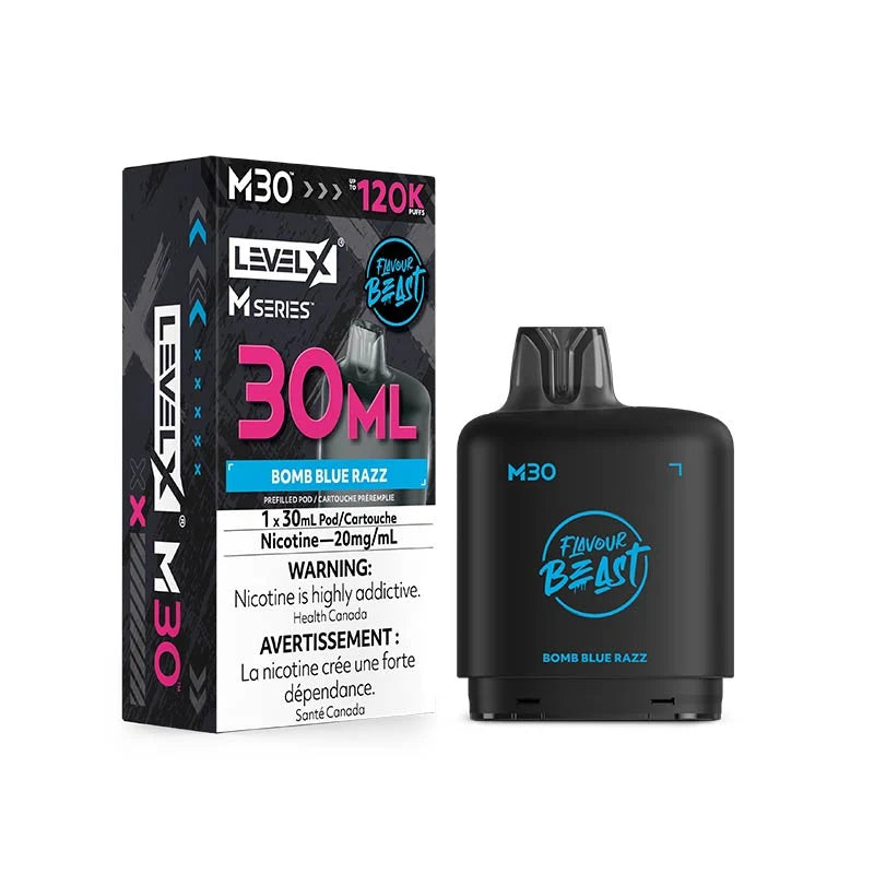 Level X M Series Pod - Flavour Beast - Bomb Blue Razz