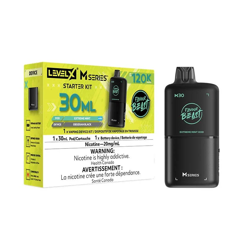 Level X M Series Pod - Flavour Beast - Extreme Mint Iced