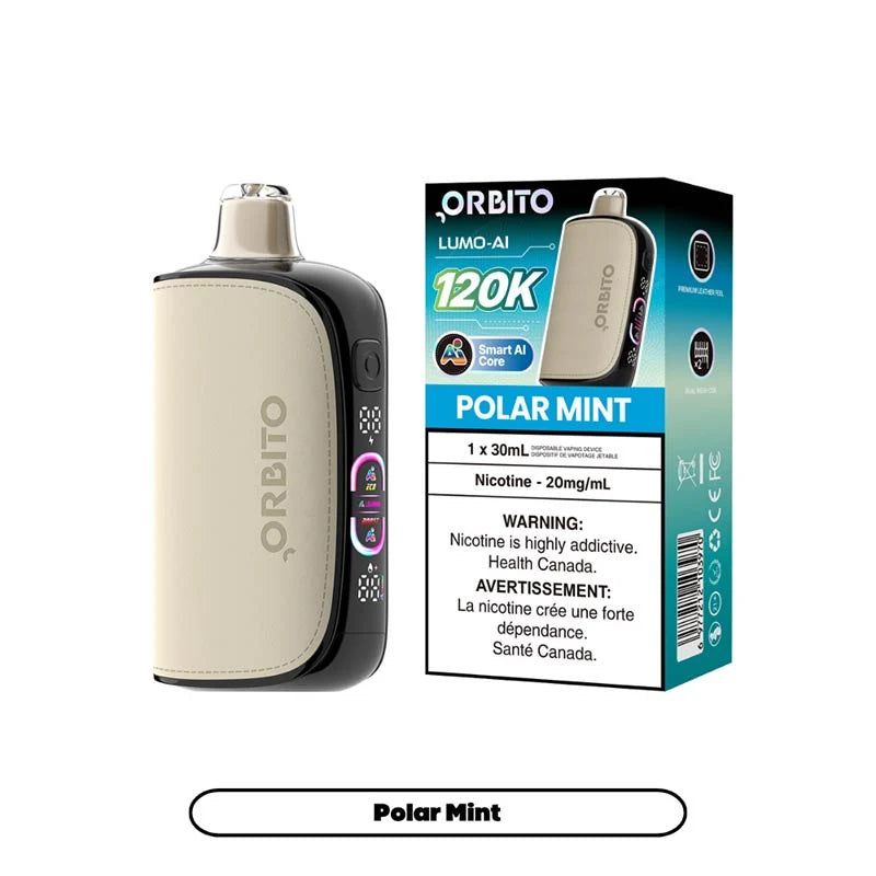 Polar Mint  – Orbito Lumo AI 120K Disposable Vape