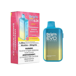 Strawberry Banana Mango Ice Disposable Vape – Drip'n by Envi EVO 63K