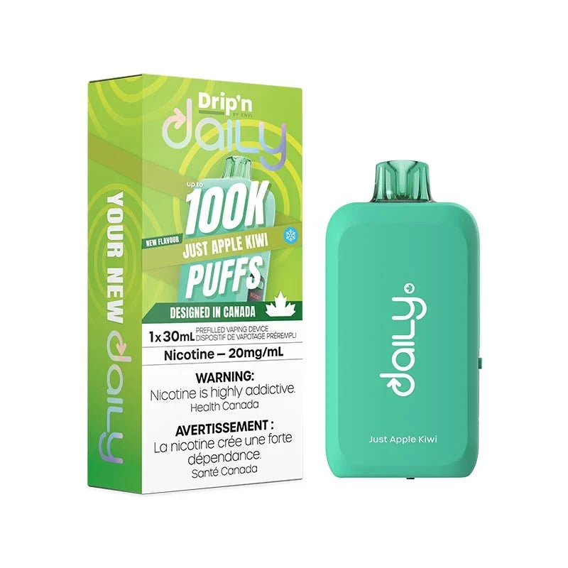 Just Apple Kiwi – Drip'n by Envi Daily 100K Disposable Vape
