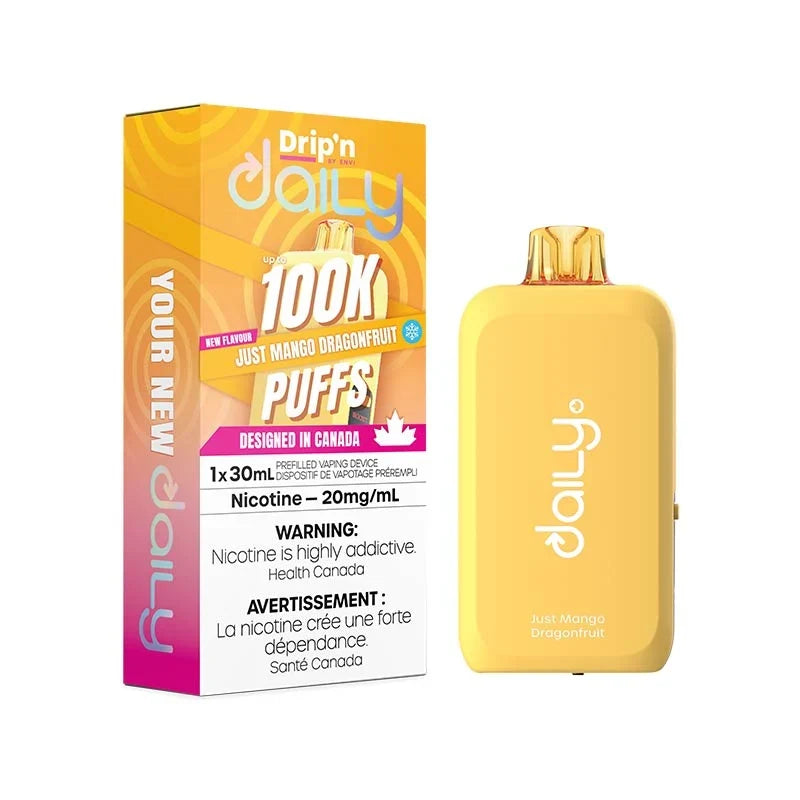 Just Mango Dragonfruit – Drip'n by Envi Daily 100K Disposable Vape