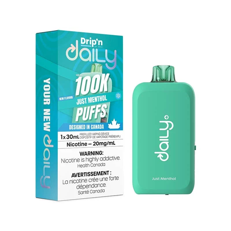 Just Menthol – Drip'n by Envi Daily 100K Disposable Vape