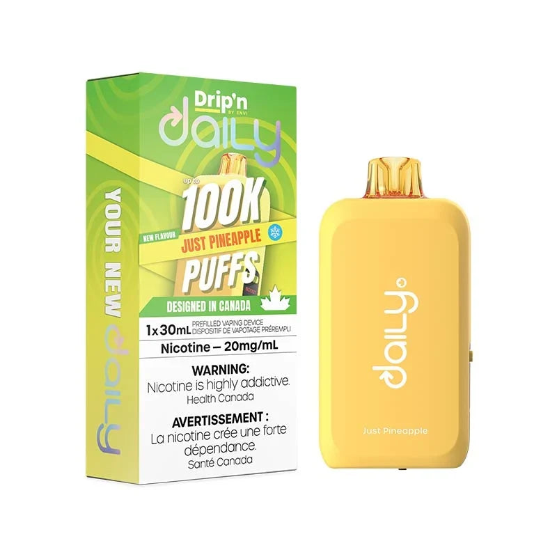 Just Pineapple – Drip'n by Envi Daily 100K Disposable Vape