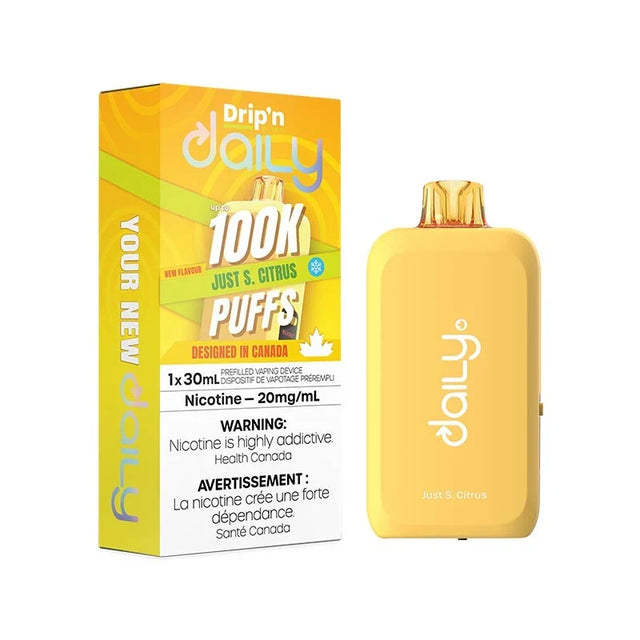 Just S. Citrus – Drip'n by Envi Daily 100K Disposable Vape