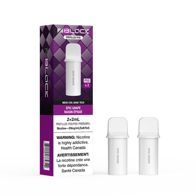 Epic Grape – ZBlock 2mL Pod 2-Pack Prefilled Pod