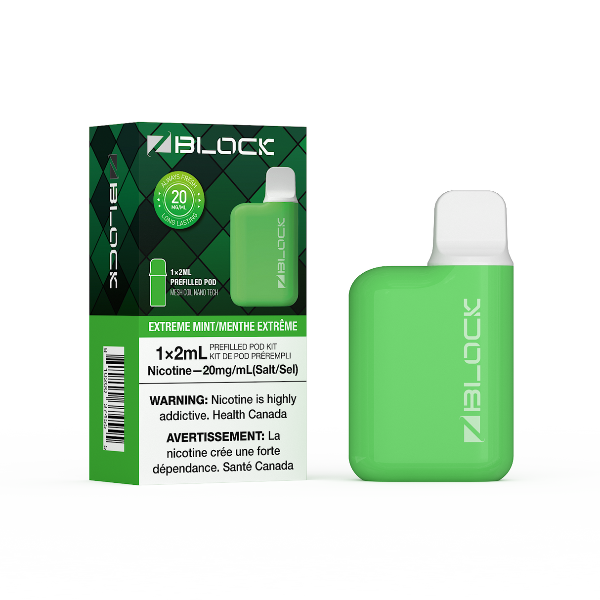 Extreme Mint – ZBlock 2mL Starter Kit