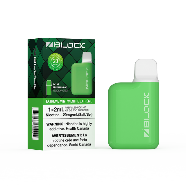 Extreme Mint – ZBlock 2mL Starter Kit