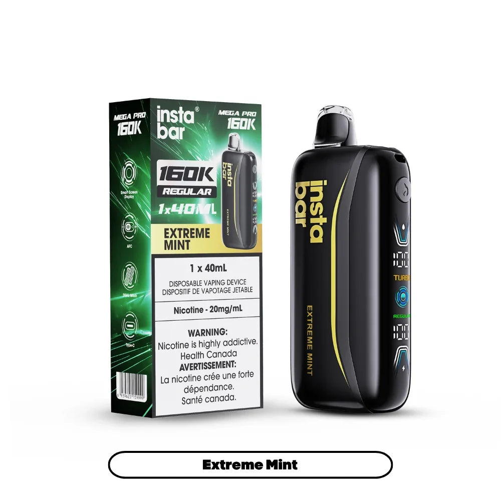 Extreme Mint – Insta Bar Mega Pro 160K Disposable Vape