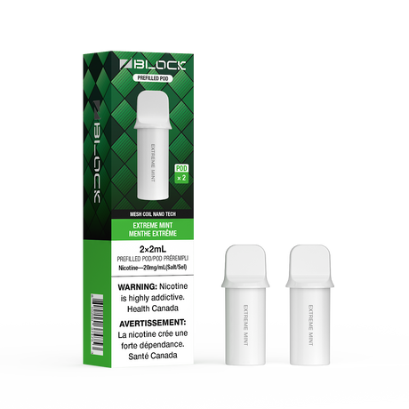 Extreme Mint – ZBlock 2mL Pod 2-Pack Prefilled Pod