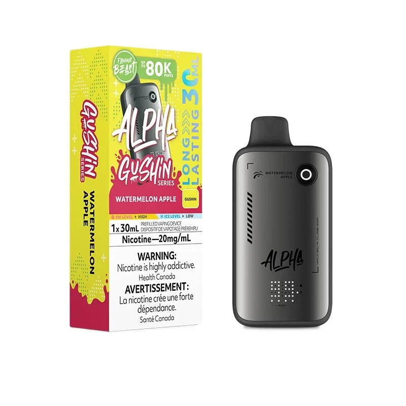 Gushin Watermelon Apple Disposable Vape – Flavour Beast Alpha 80K