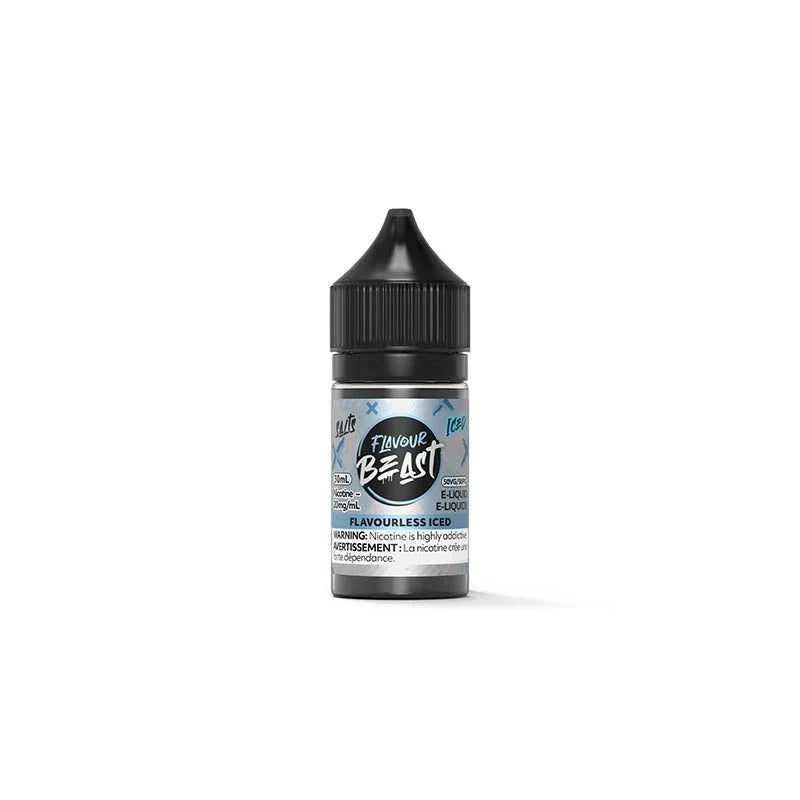 Flavourless Iced Salt Nic E-Liquid – Flavourless Beast