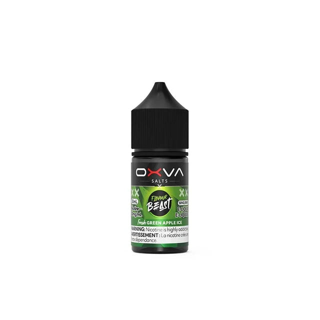 Green Apple Ice Salt Nic E-Liquid – Flavour Beast X OXVA