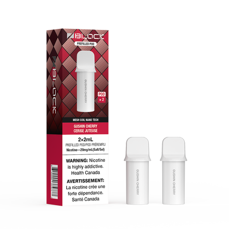 Gushin Cherry – ZBlock 2mL Pod 2-Pack Prefilled Pod