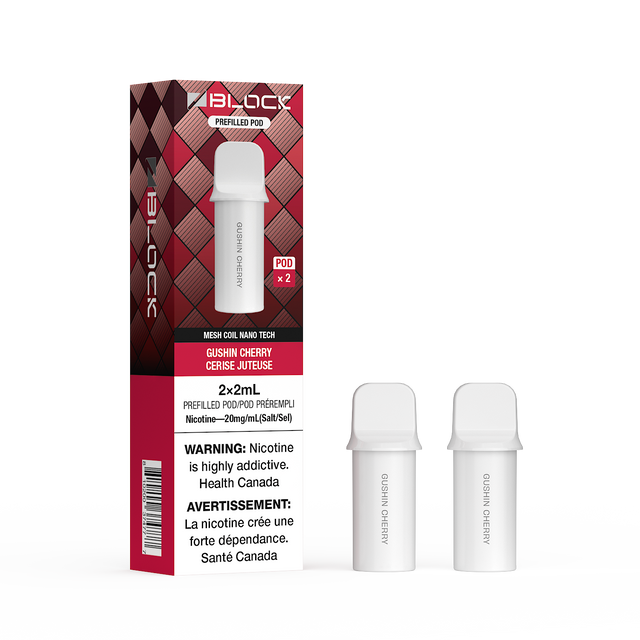 Gushin Cherry – ZBlock 2mL Pod 2-Pack Prefilled Pod