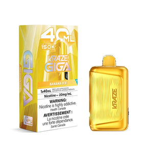 Banana Ice Disposable Vape – Kraze Giga 150K