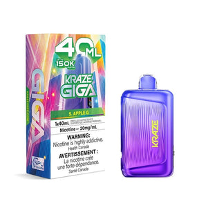 S. Apple G Disposable Vape – Kraze Giga 150K