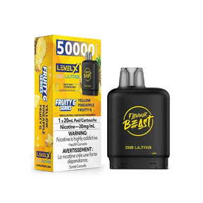 Yellow Pineapple Fruity G – Level X G2 Ultra 50K Flavour Beast Prefilled Pod