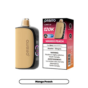 Mango Peach – Orbito Lumo AI 120K Disposable Vape