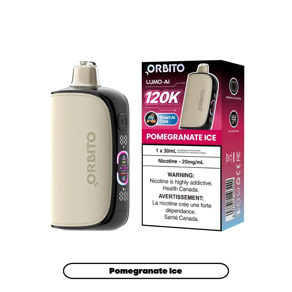 Pomegranate Ice – Orbito Lumo AI 120K Disposable Vape