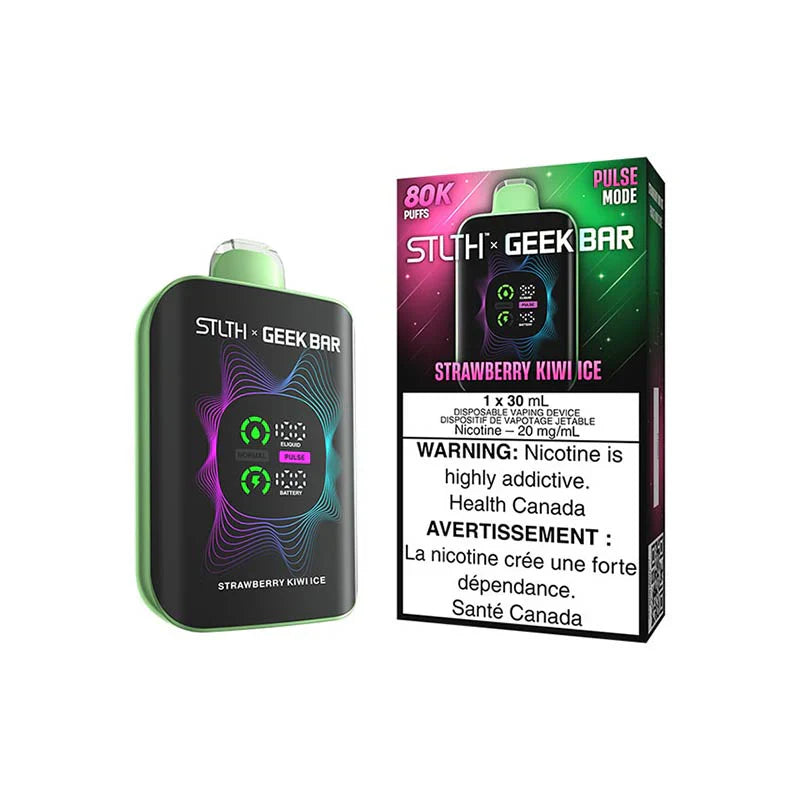 STLTH x Geek Bar 80K Disposable - Strawberry Kiwi Ice