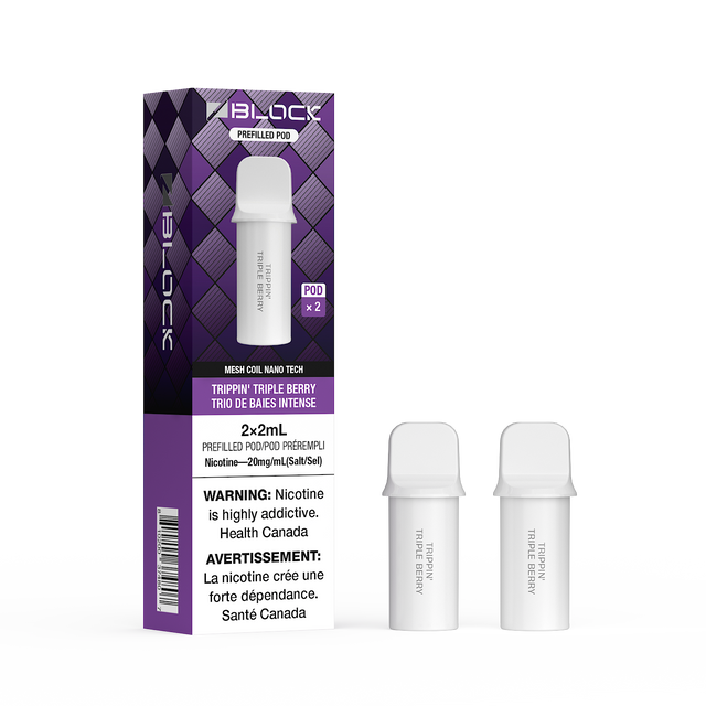 Trippin Triple Berry – ZBlock 2mL Pod 2-Pack Prefilled Pod