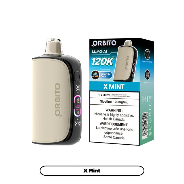 X Mint – Orbito Lumo AI 120K Disposable Vape