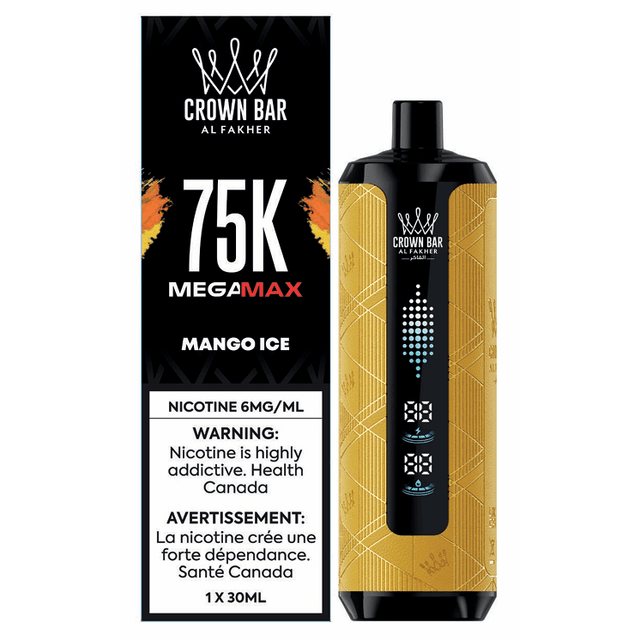 AL FAKHER - Al Fakher Crown Bar 75K - Mango Ice - Psycho Vape