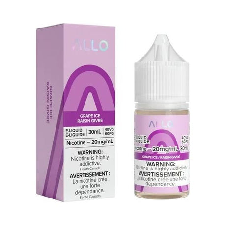 Shop Grape Ice Salt by Allo E-Liquid - at Vapeshop Mania