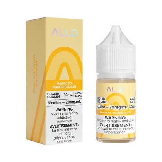 Shop Mango Ice Salt by Allo E-Liquid - at Vapeshop Mania