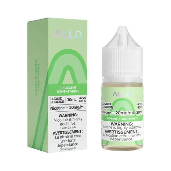 Shop Spearmint Salt by Allo E-Liquid - at Vapeshop Mania