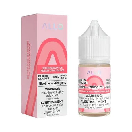 Shop Watermelon Ice Salt by Allo E-Liquid - at Vapeshop Mania