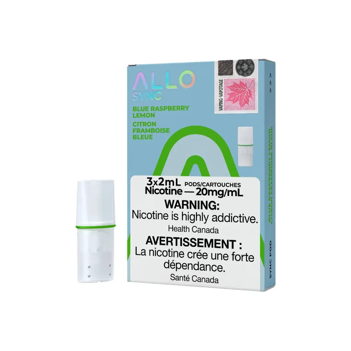 ALLO - ALLO Sync Pod Pack - Blue Raspberry Lemon - Psycho Vape