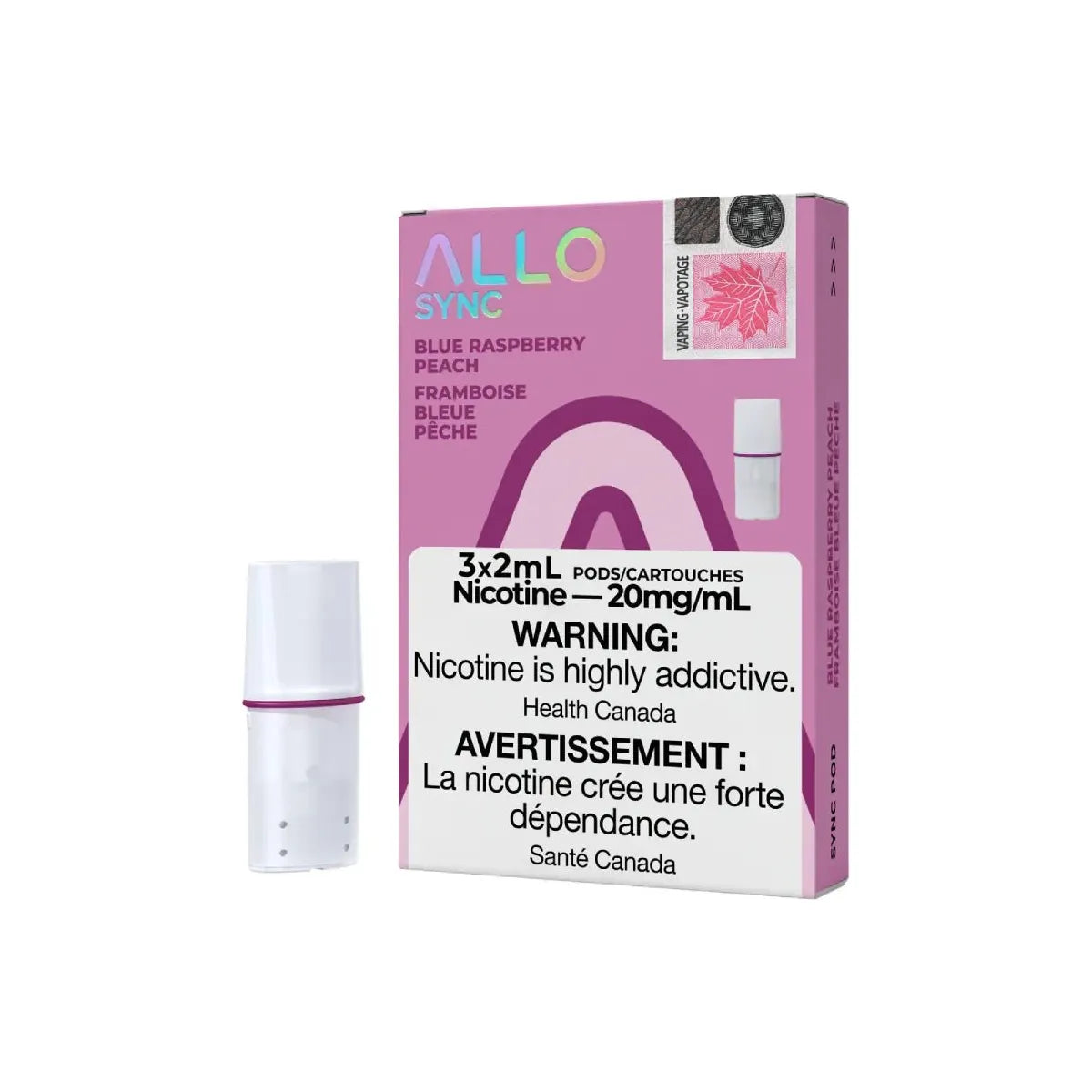 ALLO - ALLO Sync Pod Pack - Blue Raspberry Peach - Psycho Vape