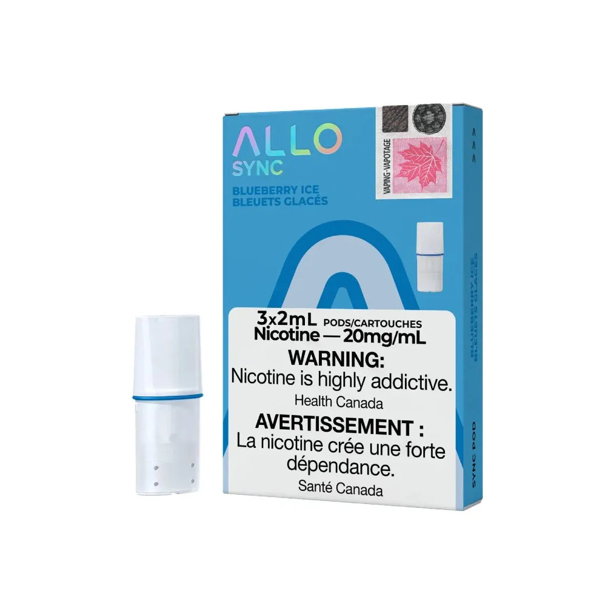 ALLO - ALLO Sync Pod Pack - Blueberry Ice - Psycho Vape