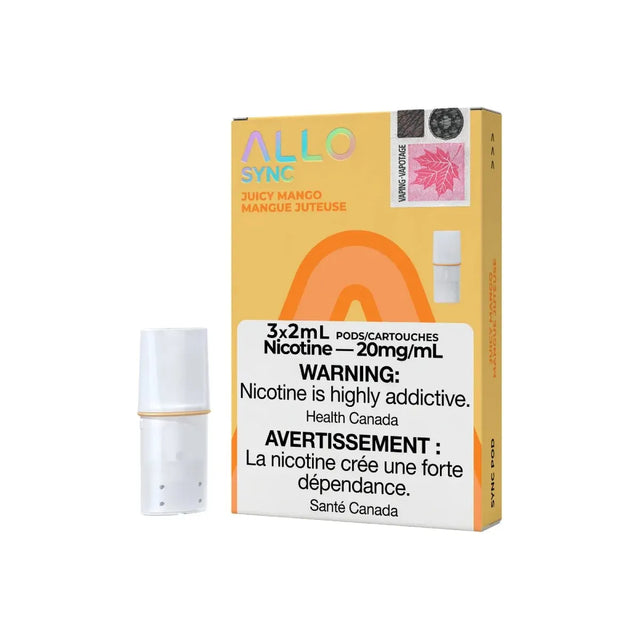 Shop ALLO Sync Pod Pack - Juicy Mango - at Vapeshop Mania