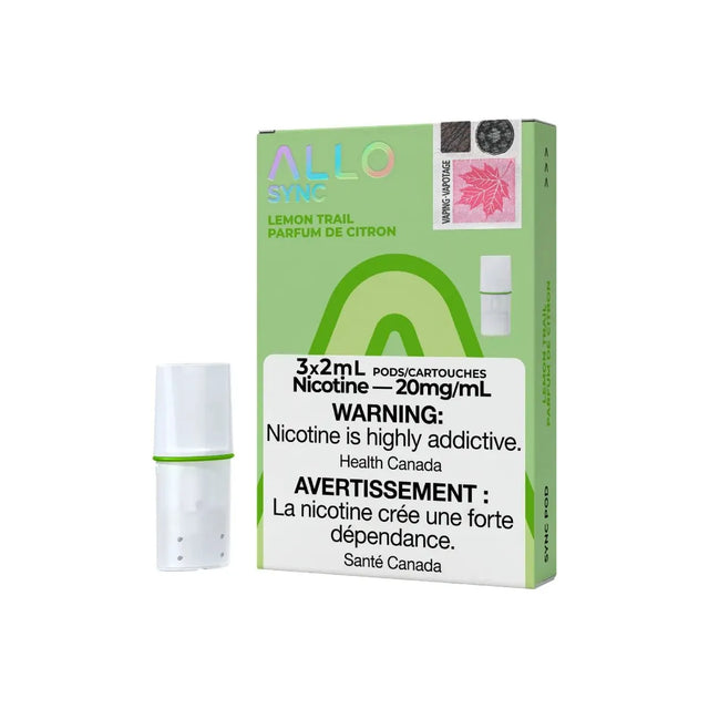 Shop ALLO Sync Pod Pack - Lemon Trail - at Vapeshop Mania