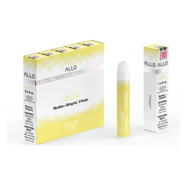 ALLO - ALLO Ultra 1600 Disposable - Banana Ice - Psycho Vape