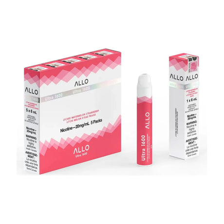 ALLO - ALLO Ultra 1600 Disposable - Lychee Watermelon Strawberry - Psycho Vape