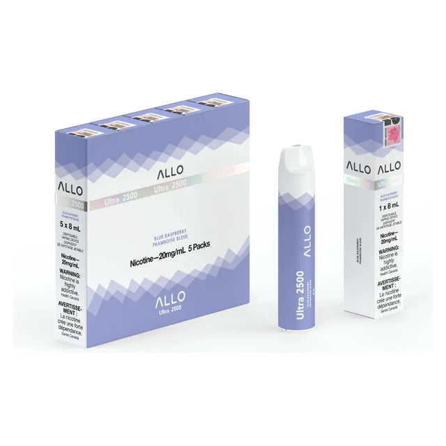 Shop ALLO Ultra 2500 Disposable - Blue Raspberry - at Vapeshop Mania