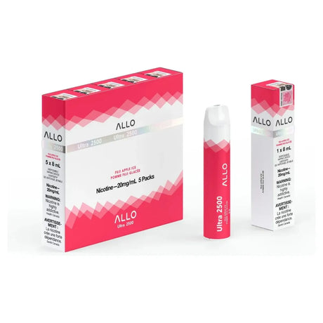 Shop ALLO Ultra 2500 Disposable - Fuji Apple Ice - at Vapeshop Mania